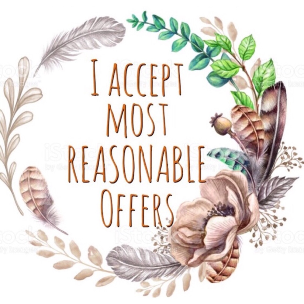 Considering all REASONABLE offers 😊